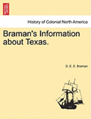 Braman's Information about Texas.
