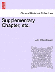 bokomslag Supplementary Chapter, Etc.