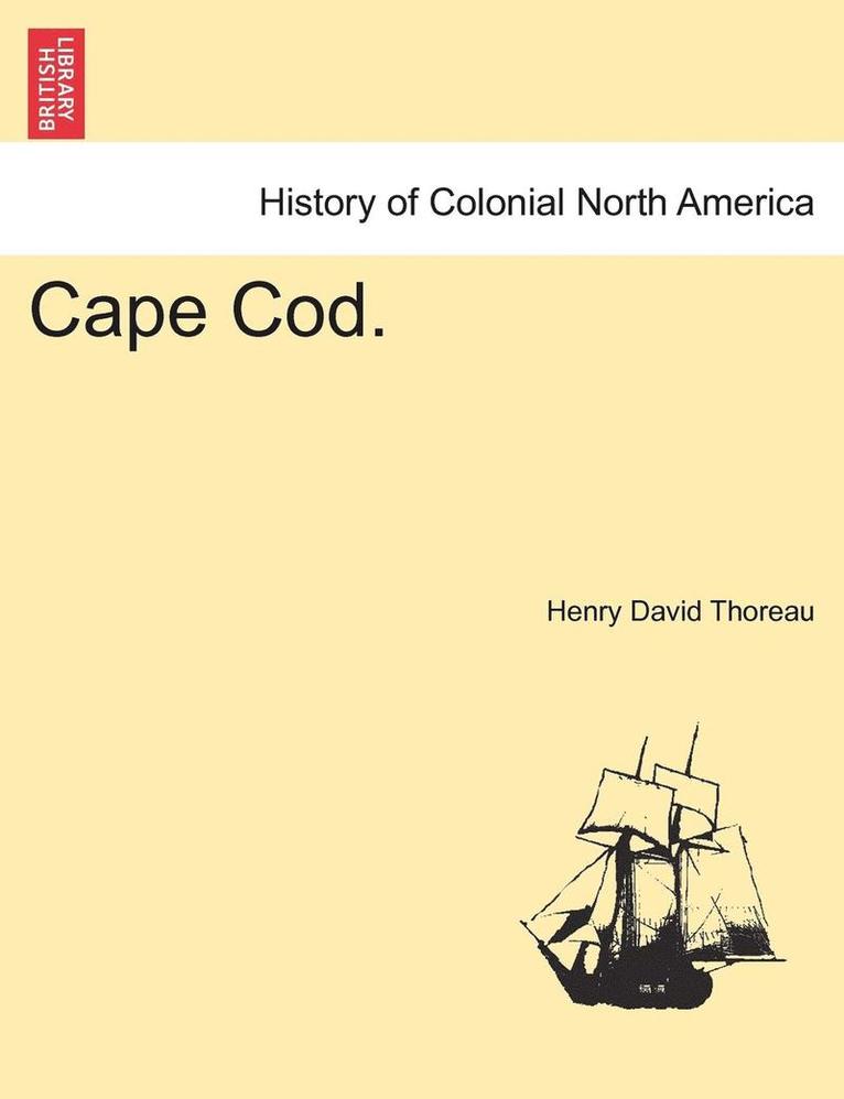 Henry David Thoreau - Cape Cod., Häftad