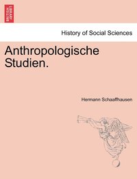 bokomslag Anthropologische Studien.