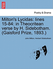 Milton's Lycidas 1