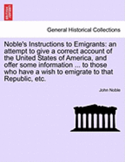 Noble's Instructions to Emigrants 1