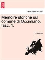 bokomslag Memoire Storiche Sul Comune Di Occimiano. Fasc. 1.