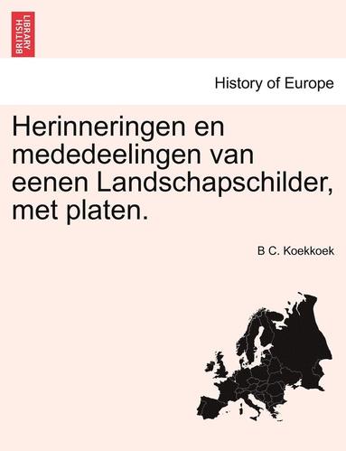 bokomslag Herinneringen en mededeelingen van eenen Landschapschilder, met platen.