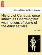 bokomslag History of Canadia