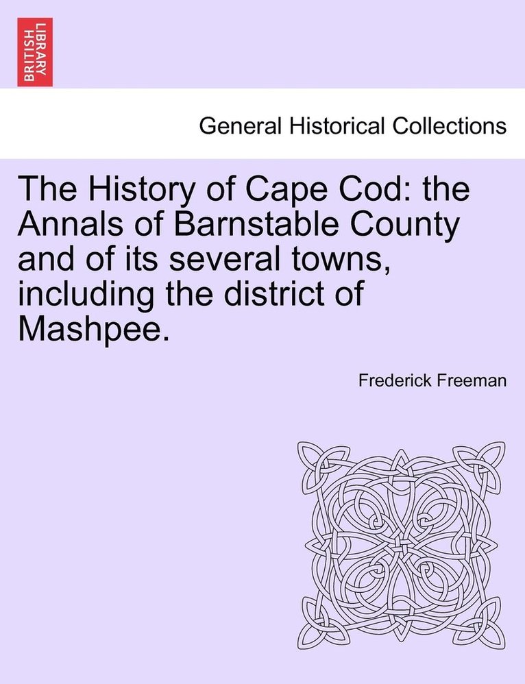 The History of Cape Cod 1