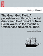 bokomslag The Great Gold Field: A Pedestrian Tour Through the First Discovered Gold District of New South Wales, in the Months of October and November, 1852.