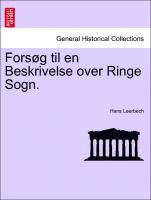 bokomslag Fors G Til En Beskrivelse Over Ringe Sogn.