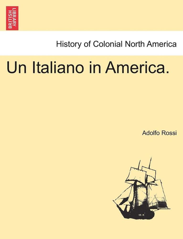 Un Italiano in America. 1