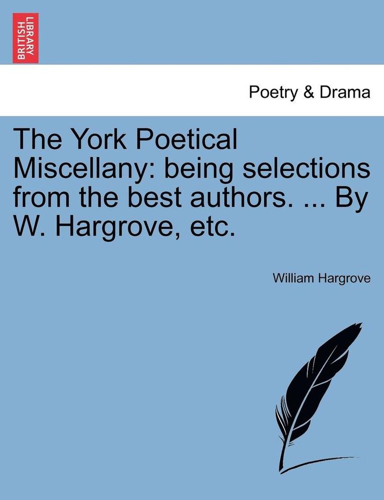 The York Poetical Miscellany 1