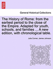 bokomslag The History of Rome