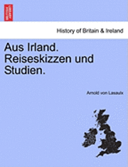 bokomslag Aus Irland. Reiseskizzen Und Studien.