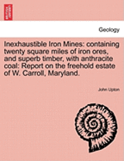 John Upton - Inexhaustible Iron Mines: Containing Twenty Square Miles of Iron Ores, and Superb Timber, with Anthracite Coal: Report on the Freehold Estate of, Häftad