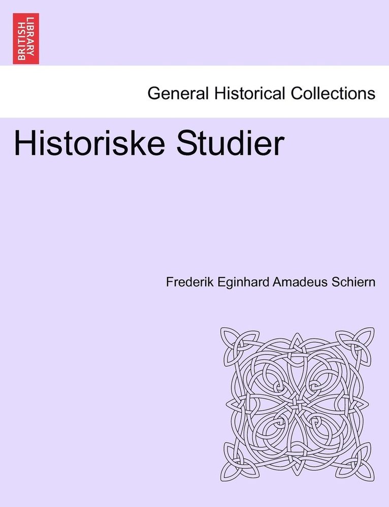 Historiske Studier 1