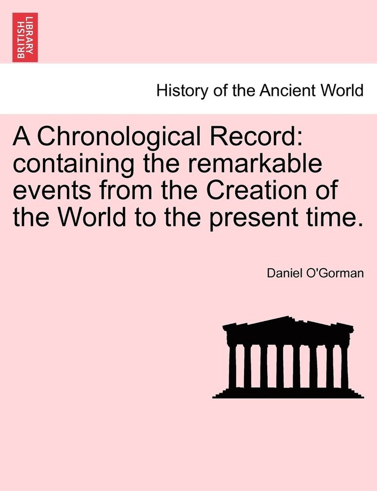 Daniel O'Gorman - Chronological Record, Häftad