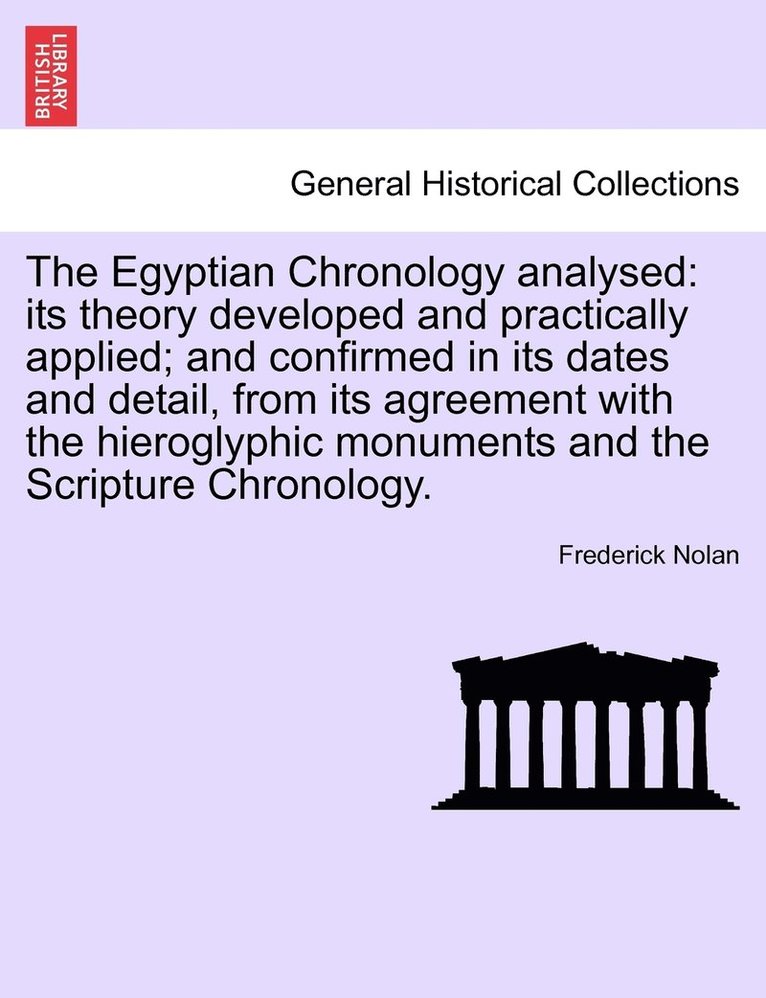 The Egyptian Chronology analysed 1