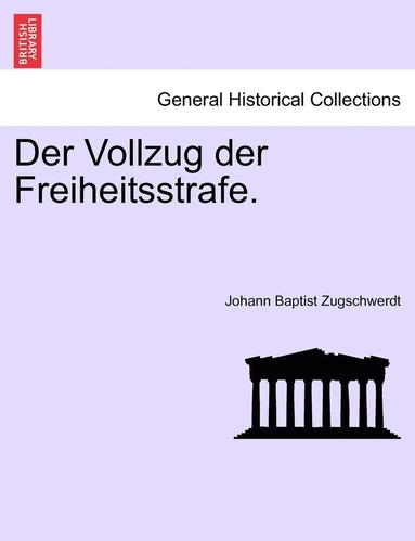 bokomslag Vollzug Der Freiheitsstrafe.