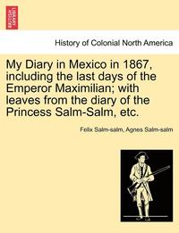 bokomslag My Diary in Mexico in 1867, Including the Last Days of the Emperor Maximilian; With Leaves from the Diary of the Princess Salm-Salm, Etc. Vol. II.