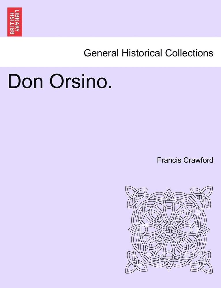 Don Orsino.
