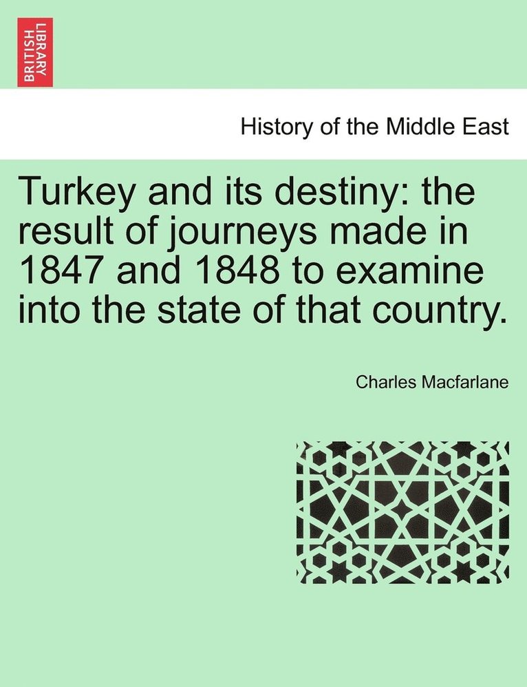 Turkey and its destiny