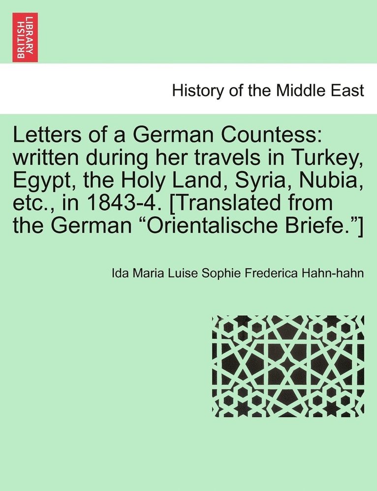 Letters of a German Countess 1