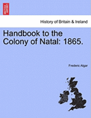 bokomslag Handbook to the Colony of Natal