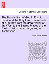 bokomslag Handwriting of God in Egypt, Sinai, and the Holy Land