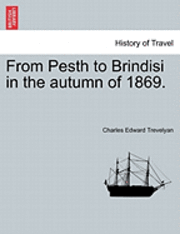 bokomslag From Pesth to Brindisi in the Autumn of 1869.