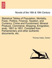 bokomslag Statistical Tables of Population, Mortality, Food,