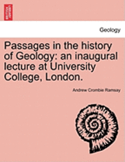bokomslag Passages in the History of Geology