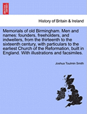 bokomslag Memorials of Old Birmingham. Men and Names