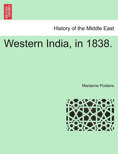 bokomslag Western India, in 1838.