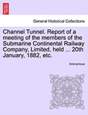 bokomslag Channel Tunnel