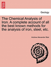 bokomslag The Chemical Analysis of Iron. a Complete Account of All the Best Known Methods for the Analysis of Iron, Steel, Etc.