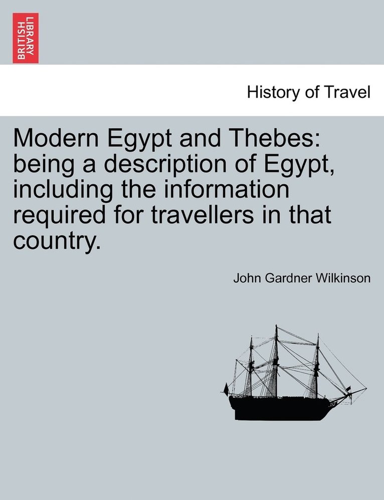Modern Egypt and Thebes