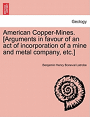 American Copper-Mines. [arguments in Favour of an Act of Incorporation of a Mine and Metal Company, Etc.] 1