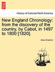 bokomslag New England Chronology