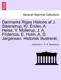 bokomslag Danmarks Riges Historie af J. Steenstrup, Kr. Erslev, A. Heise, V. Mollerup, J. A. Fridericia, E. Holm, A. D. Jørgensen. Historisk illustreret.