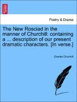 New Rosciad in the Manner of Churchill