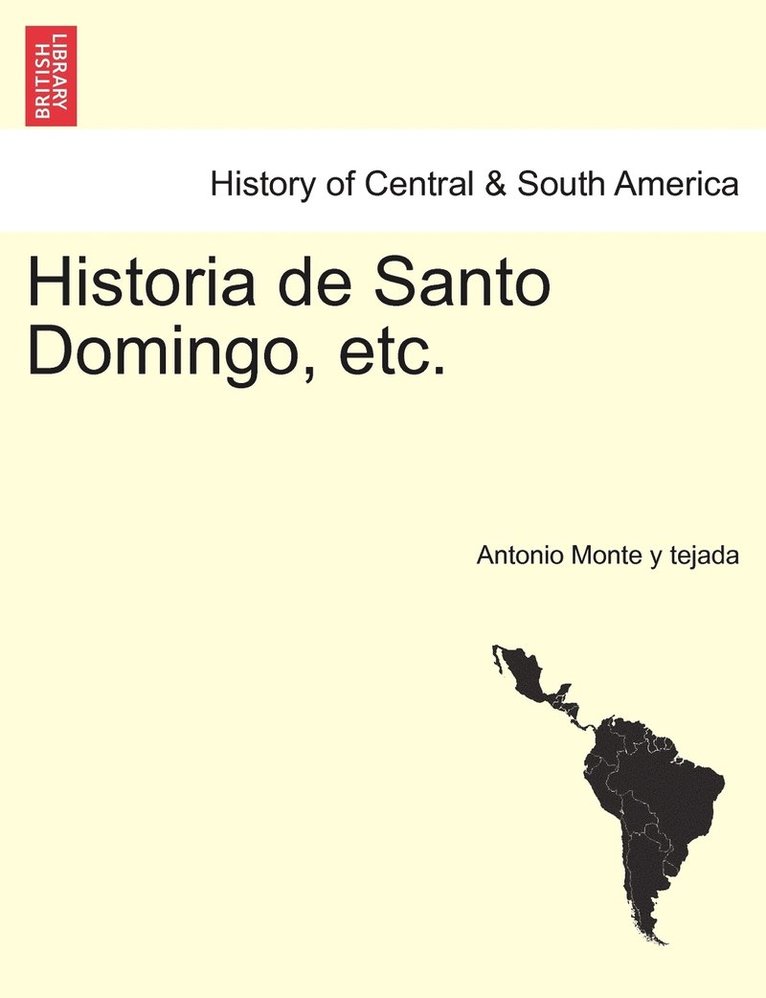 Historia de Santo Domingo, etc. 1