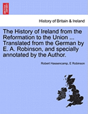 bokomslag The History of Ireland from the Reformation to the Union ... Translated from the German by E. A. Robinson, and Specially Annotated by the Author.