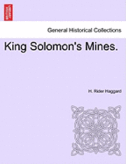 King Solomon's Mines. 1