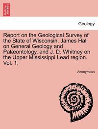 bokomslag Report on the Geological Survey of the State of Wisconsin. James Hall on General Geology and Palontology, and J. D. Whitney on the Upper Mississippi Lead region. Vol. 1.