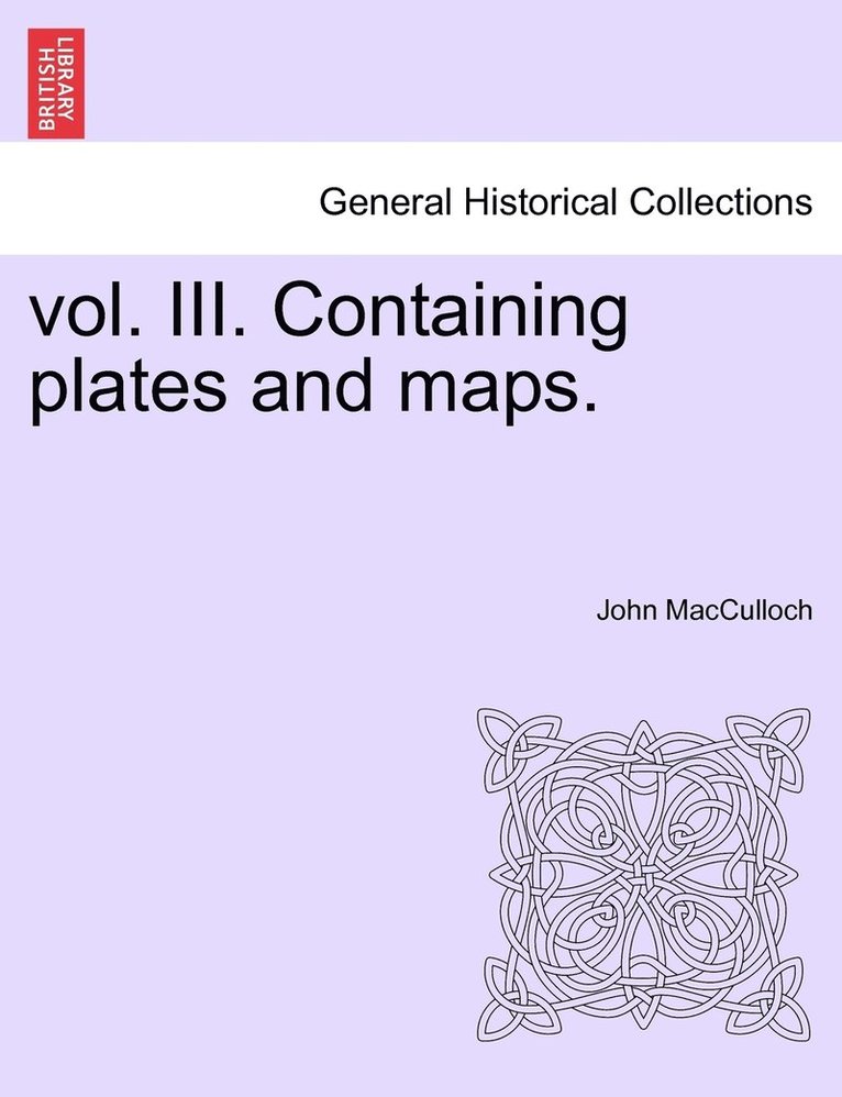 John MacCulloch - Description of the Western Islands of Scotland. Vol. I., Häftad