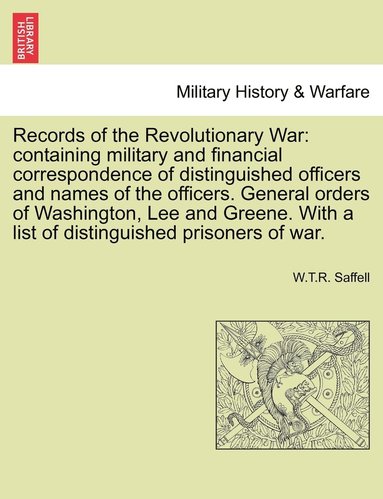 bokomslag Records of the Revolutionary War