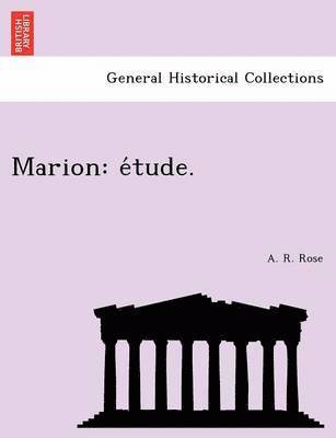 bokomslag Marion: E Tude.