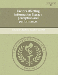 bokomslag Factors Affecting Information Literacy Perception and Performance
