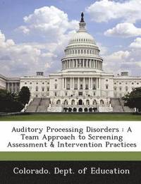 bokomslag Auditory Processing Disorders