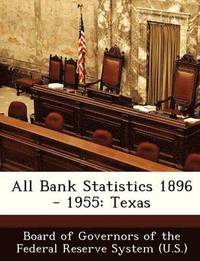 bokomslag All Bank Statistics 1896 - 1955