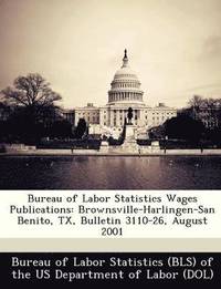 bokomslag Bureau of Labor Statistics Wages Publications: Brownsville-Harlingen-San Benito, TX, Bulletin 3110-26, August 2001